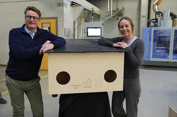 Zwerfkathuisjes door leerlingen
