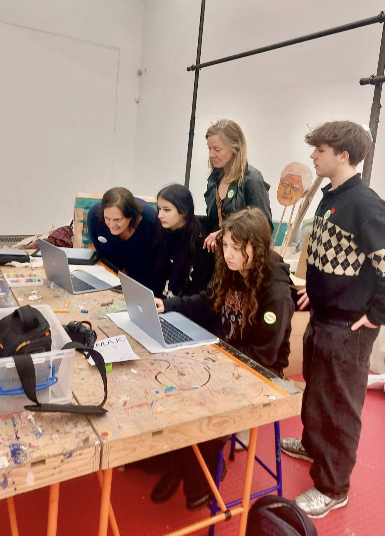 4 DA GT Design Studio aan het werk in het S.M.A.K. Gent