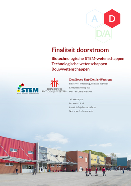 folder finaliteit doorstroming