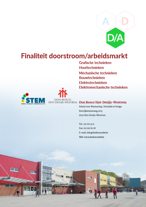 folder finaliteit doorstroom/arbeidsmarkt