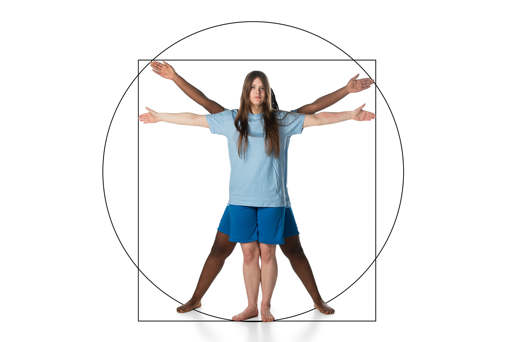 Compositie uit het kunstproject Tableaux vivants
